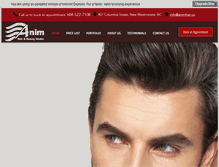 Tablet Screenshot of animbeautystudio.com